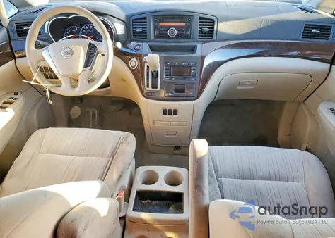 2012 Nissan Quest S from USA, damaged, VIN JN8AE2KP1C9032925